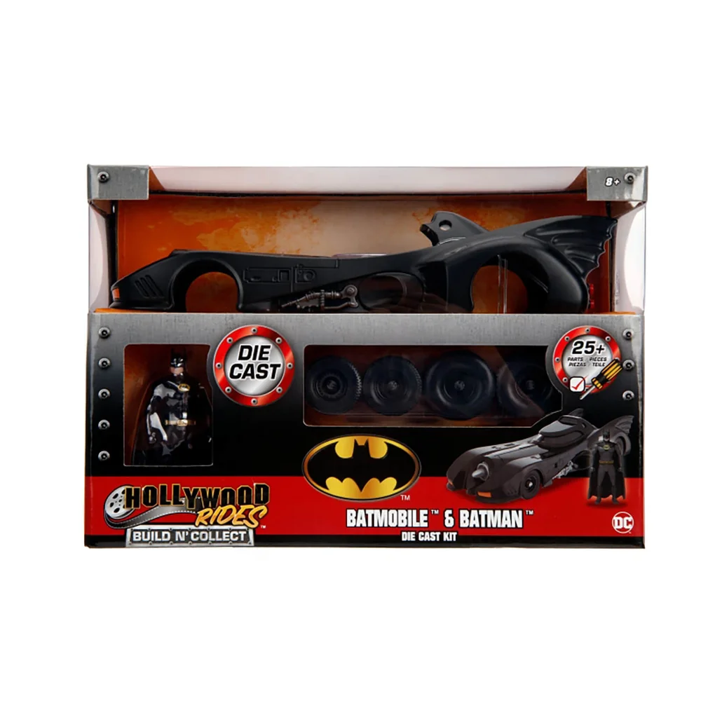 Jada Die Cast 1:24 BNC Kit 1989 Batmobile with Figure Afbeelding 1