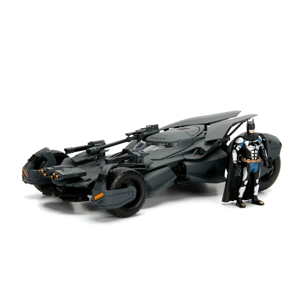 Jada Die Cast 1:24 Justice League Batmobile with Figure Afbeelding 1