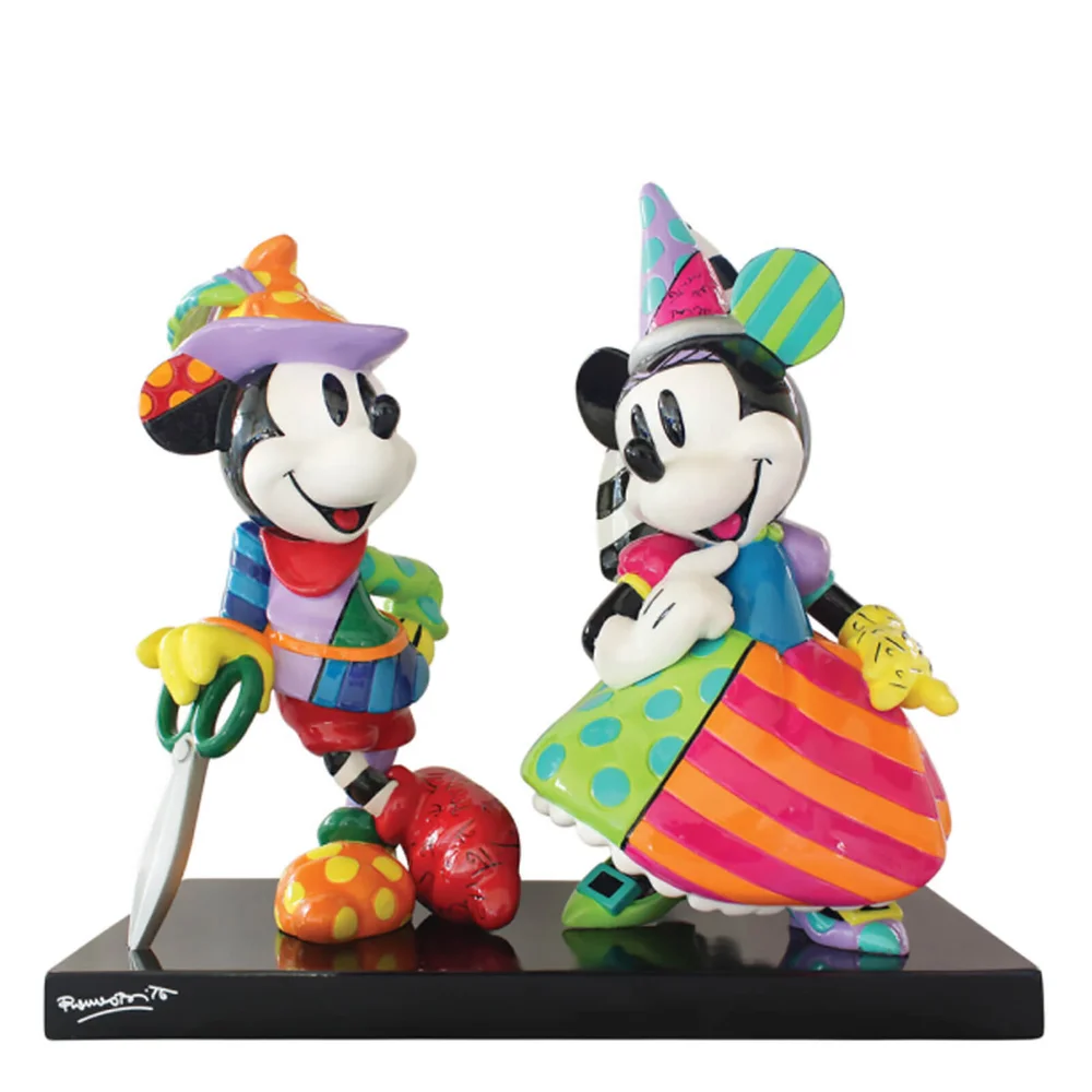 Disney by Romero Britto - Mickey & Minnie Mouse Figurine Afbeelding 1