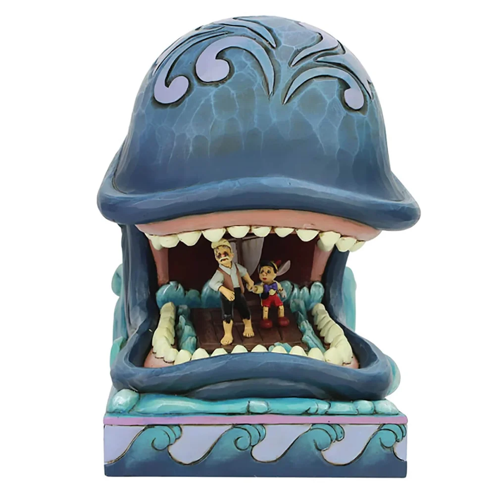 Disney Tradities - Een walvis van een walvis (Monstro met Geppetto en Pinocchio beeldje) Afbeelding 1