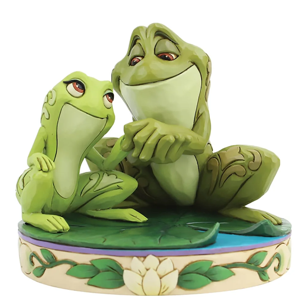 Disney Tradities - Amoureuze Amfibieën (Tiana en Naveen als kikkers beeldje) Afbeelding 1