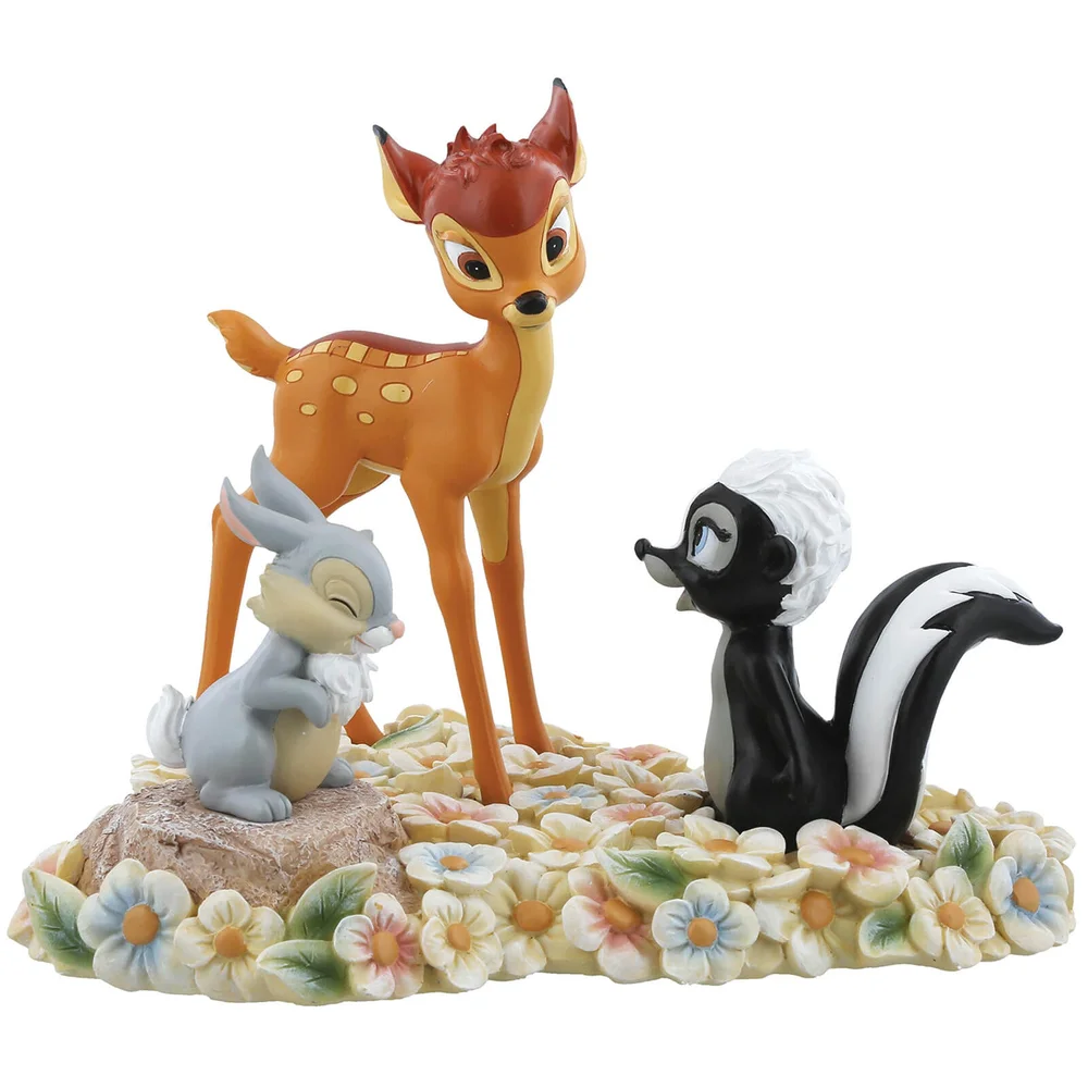 Enchanting Disney Collection - Pretty Flower (Bambi, Thumper and Flower Figurine) Afbeelding 1