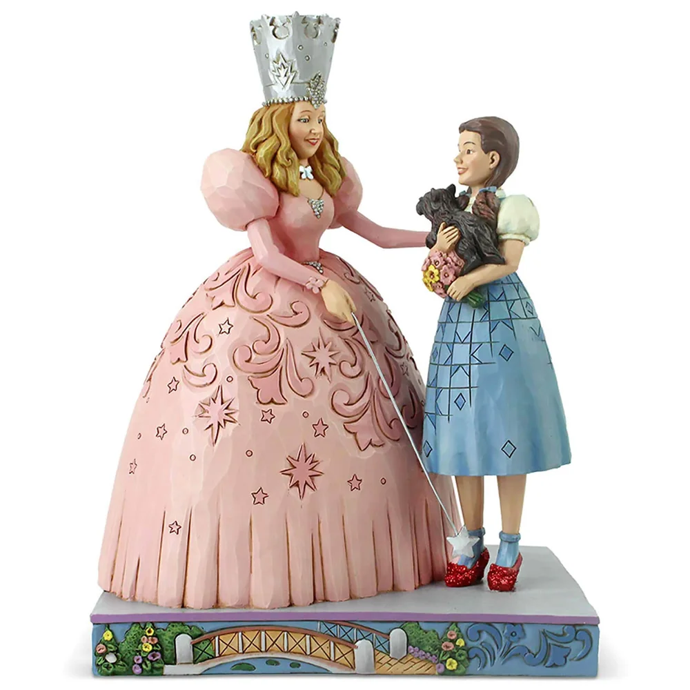 The Wizard of Oz door Jim Shore - Glinda en Dorothy in Ruby Slippers Afbeelding 1