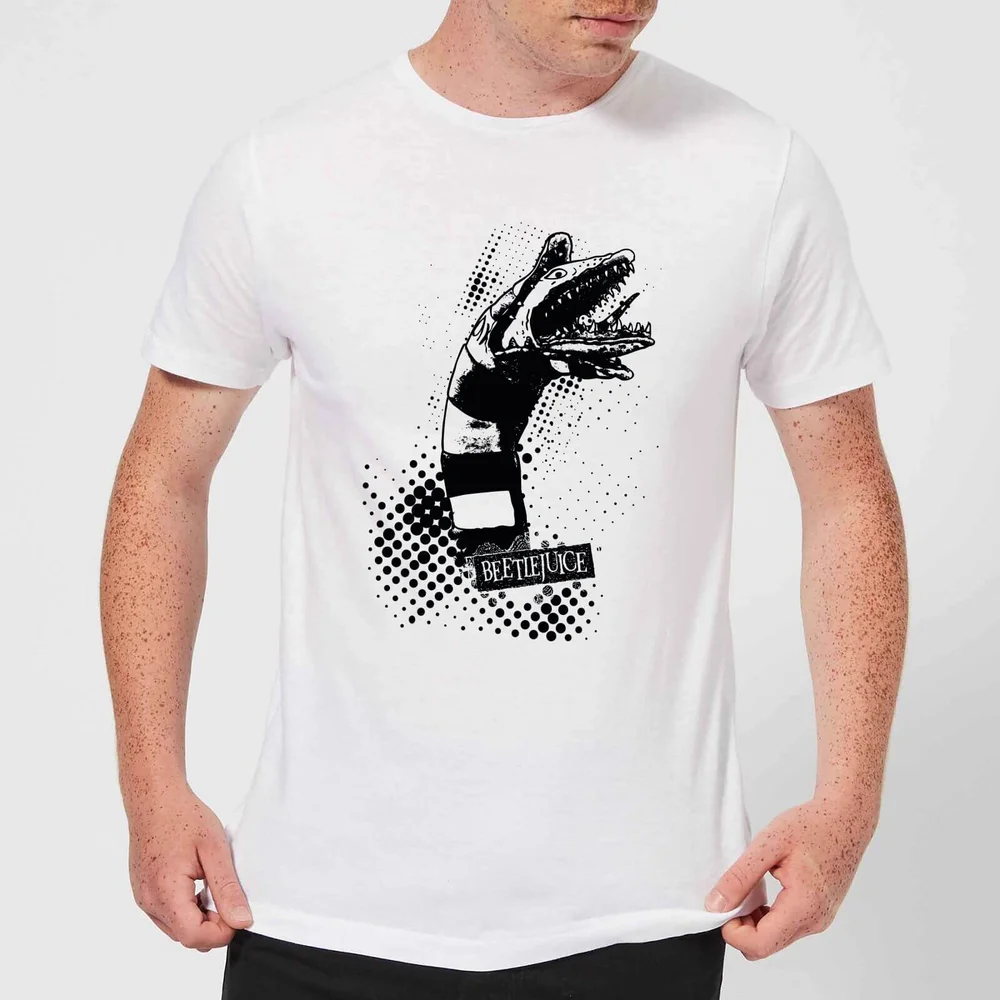 Beetlejuice Sandworm Attack Unisex T-Shirt - White - S - Wit Afbeelding 1