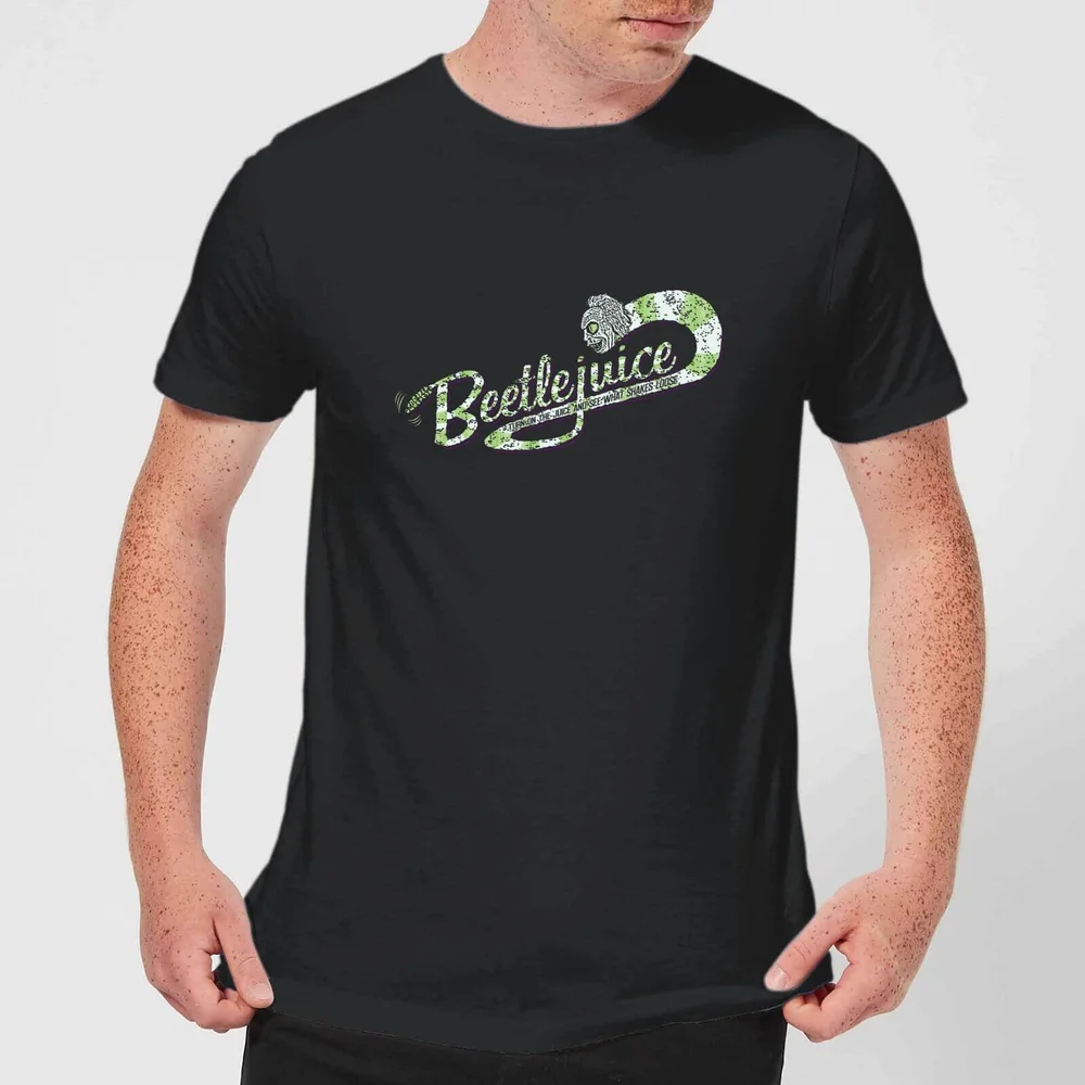 Beetlejuice Turn On The Juice Unisex T-Shirt - Black - S - Zwart Afbeelding 1