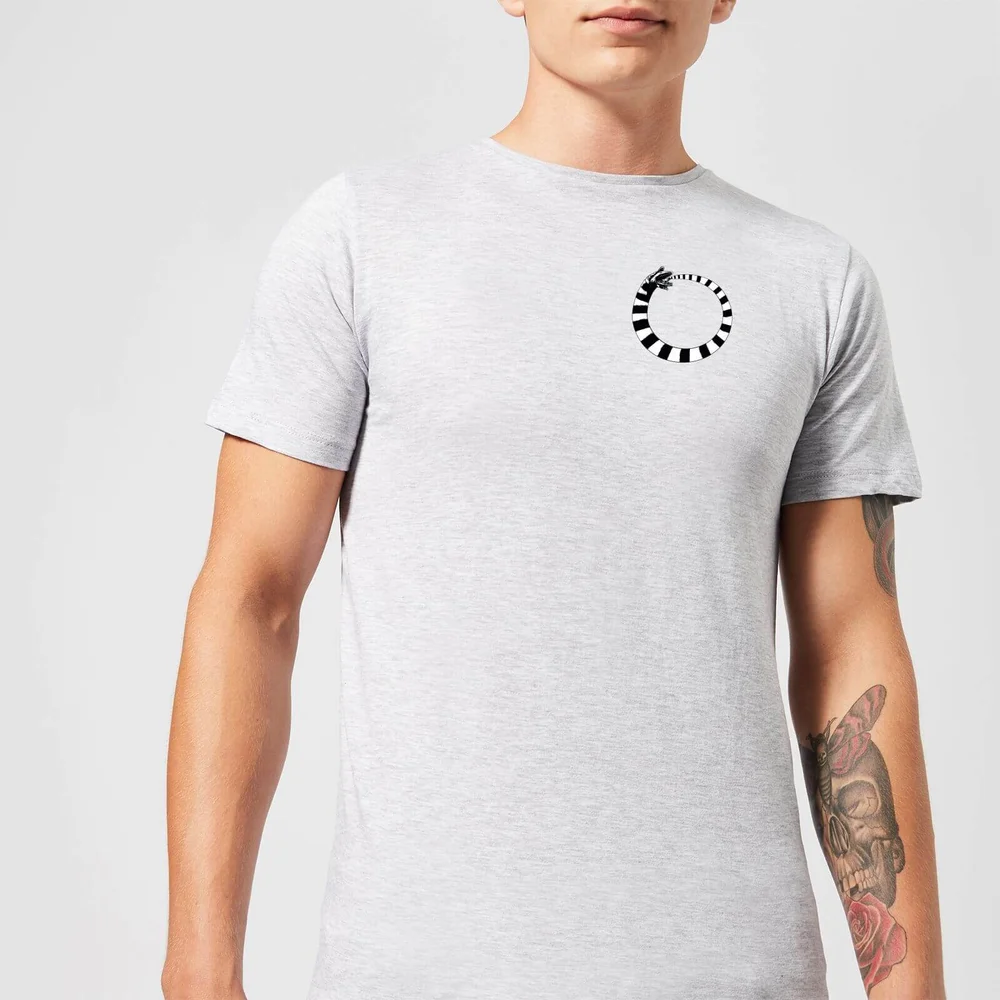 Beetlejuice Sandworm Pocket Tee Unisex T-Shirt - Grey - S - Grijs Afbeelding 1
