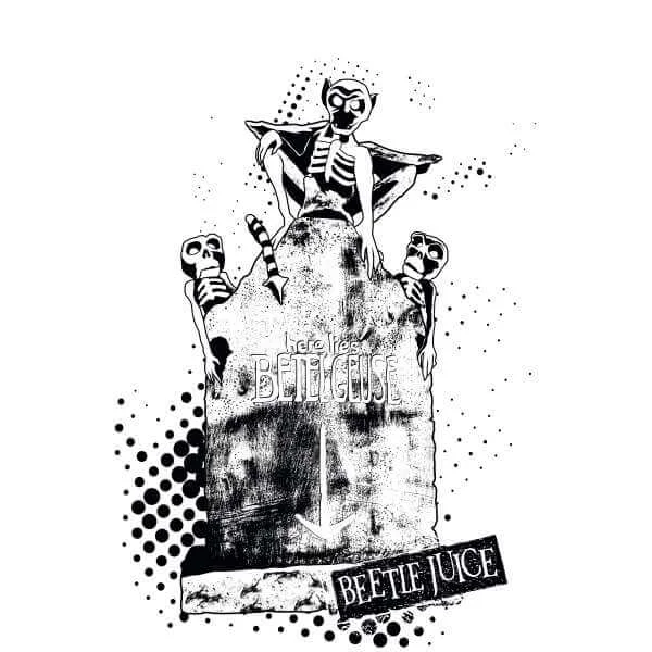 Beetlejuice Here Lies Betelgeuse Unisex T-Shirt - White