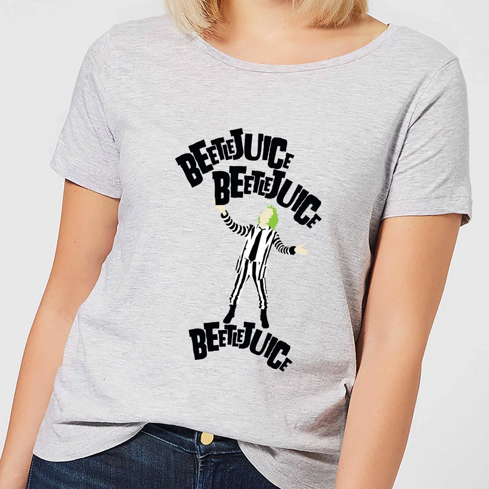 Beetlejuice Beetlejuice Beetlejuice Women's T-Shirt - Grey - XS - Grijs Afbeelding 1