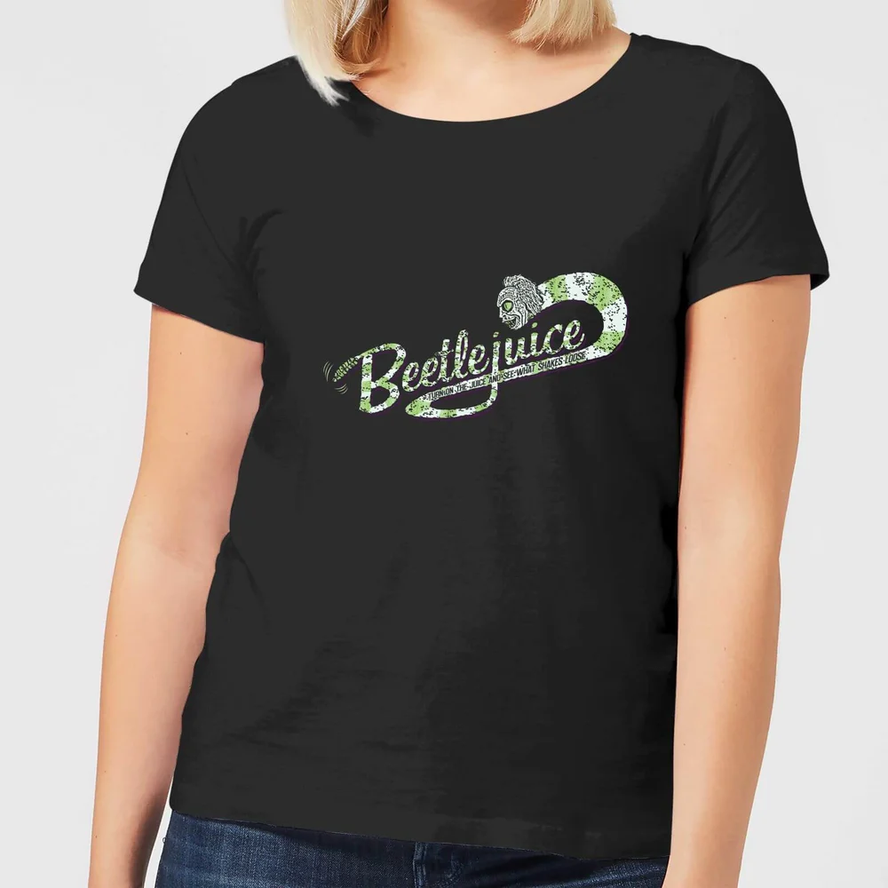 Beetlejuice Turn On The Juice Women's T-Shirt - Black - XS - Zwart Afbeelding 1