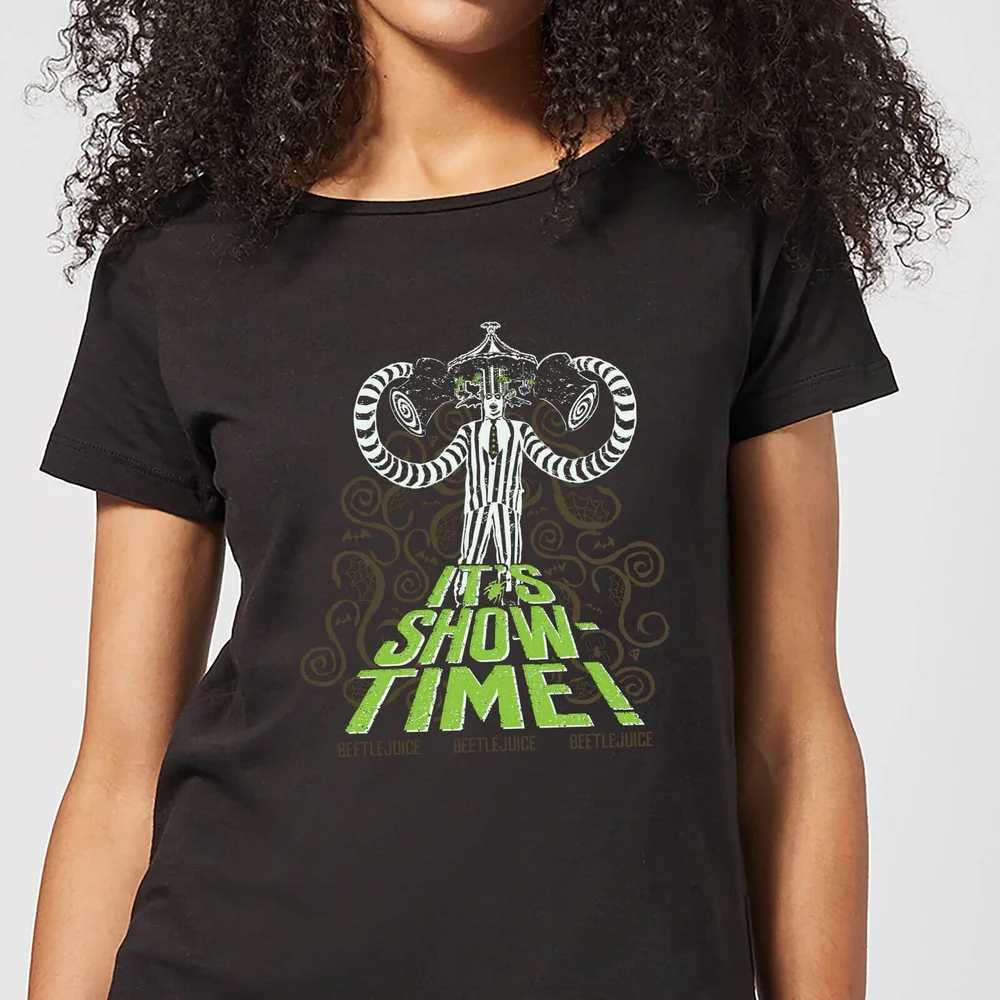 Beetlejuice It's Show-Time Women's T-Shirt - Black - XS - Zwart Afbeelding 1