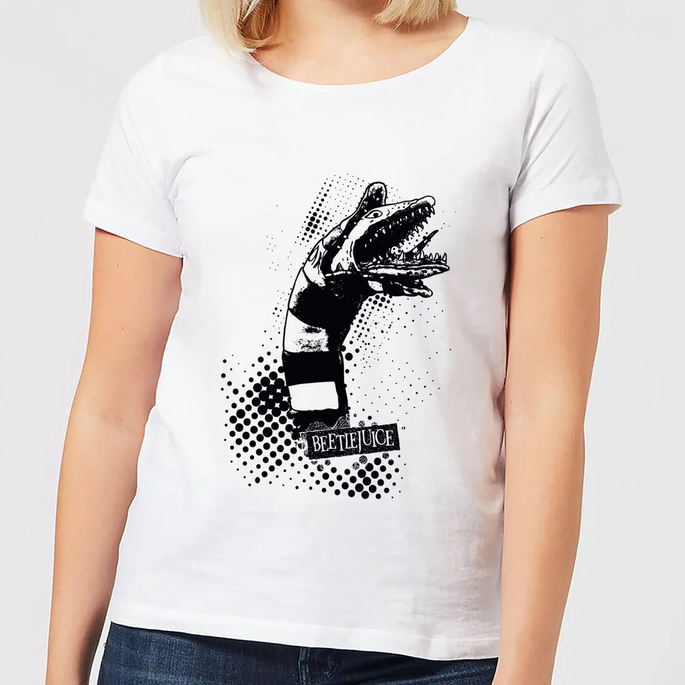 Beetlejuice Sandworm Attack Women's T-Shirt - White - XS - Wit Afbeelding 1