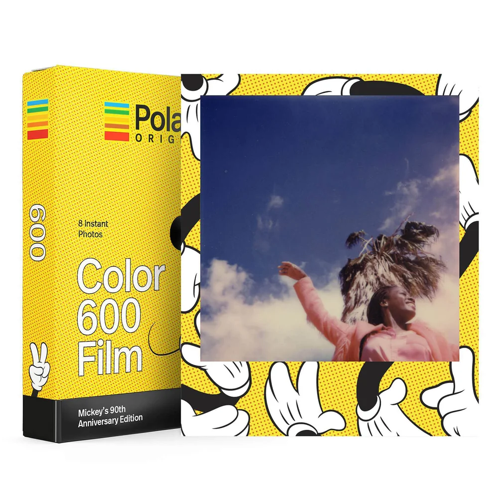 Polaroid Originals Colour Film for 600 Mickey Mouse Camera - 90th Anniversary Limited Edition Afbeelding 1