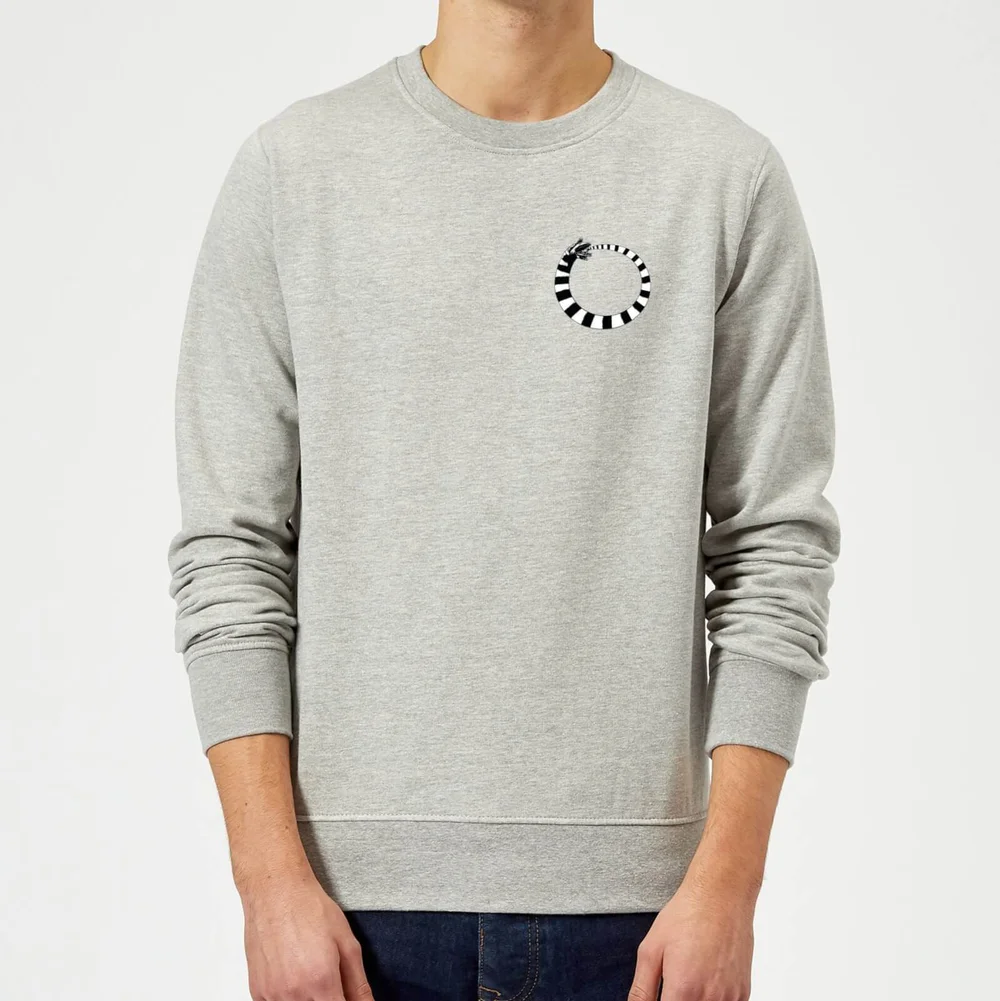 Beetlejuice Sandworm Pocket Tee Sweatshirt - Grey - S - Grijs Afbeelding 1