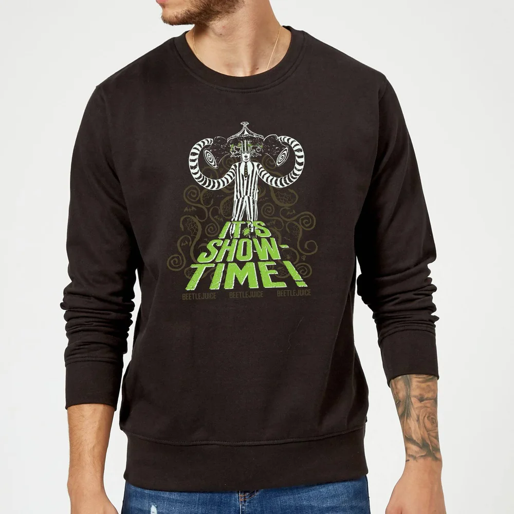 Beetlejuice It's Show-Time Sweatshirt - Black - S Afbeelding 1