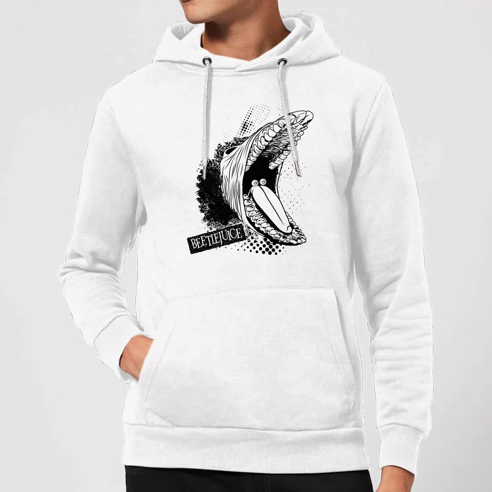 Beetlejuice Barbara Monster Hoodie - White - S - Wit Afbeelding 1