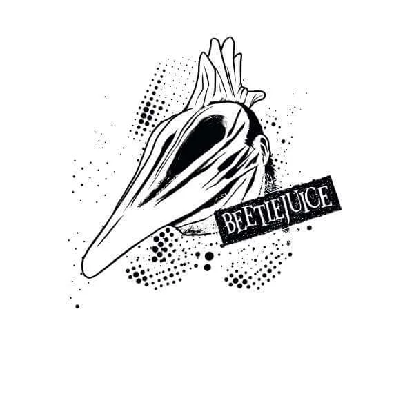 Beetlejuice Adam Monster Hoodie - White