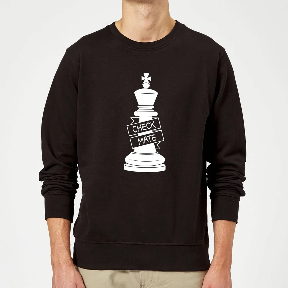 King Chess Piece Sweatshirt - Black - S - Zwart Afbeelding 1