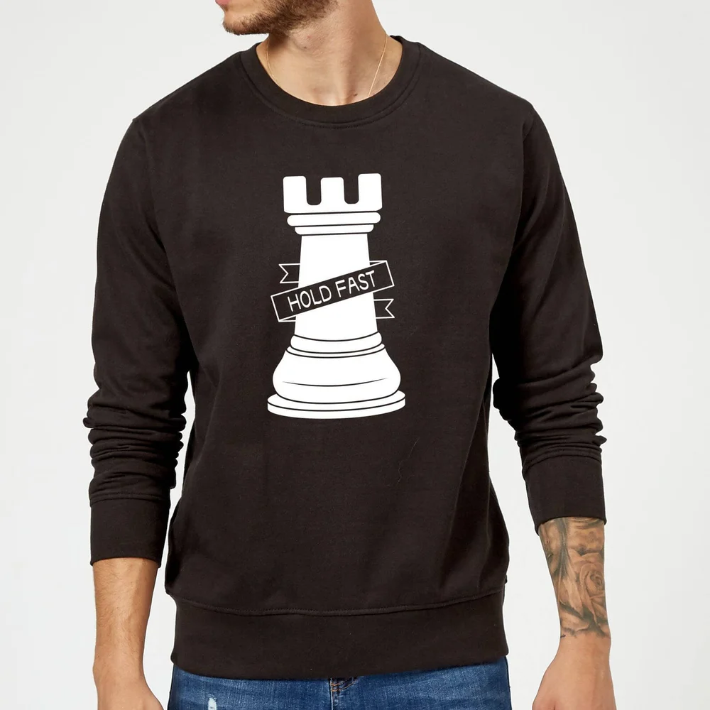 Rook Chess Piece Sweatshirt - Black - S - Zwart Afbeelding 1