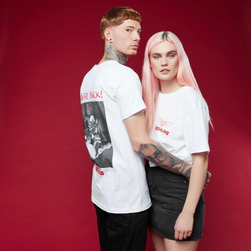 Gremlins Stripe t-shirt - Wit - S Afbeelding 1