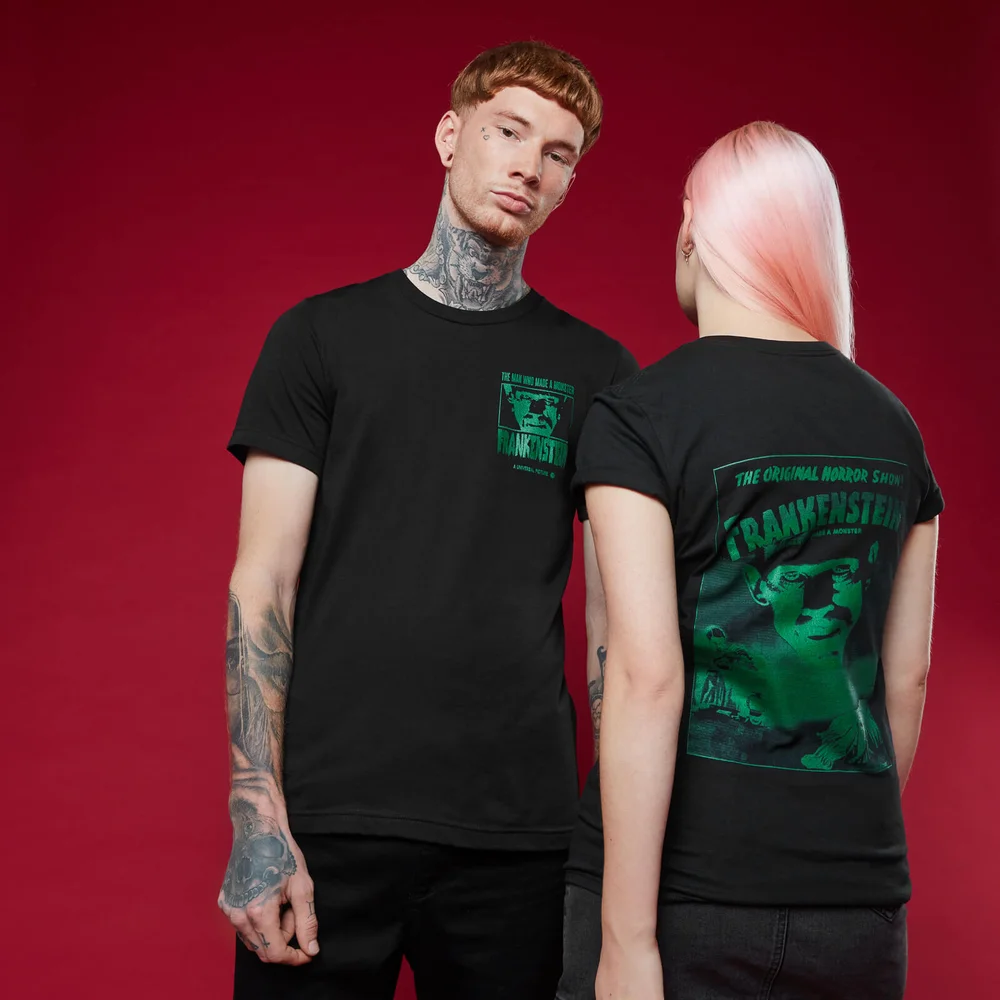 Frankenstein t-shirt - Zwart - S Afbeelding 1