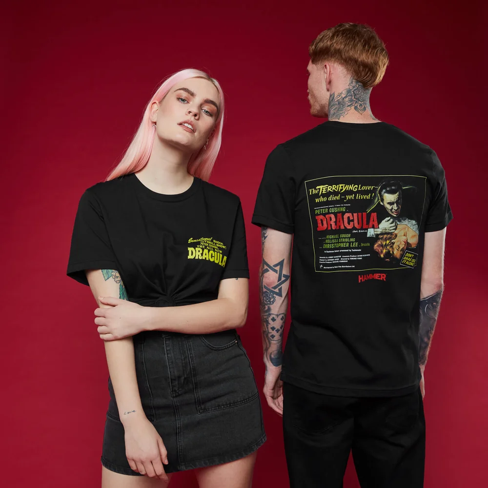 Hammer Dracula 1 t-shirt - Zwart - S Afbeelding 1