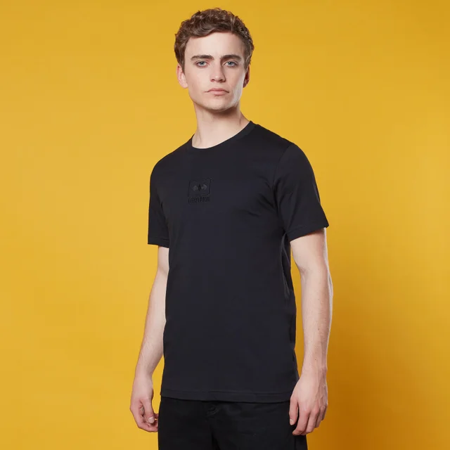 Gotham Guardian Box Embroidered T-Shirt - Black