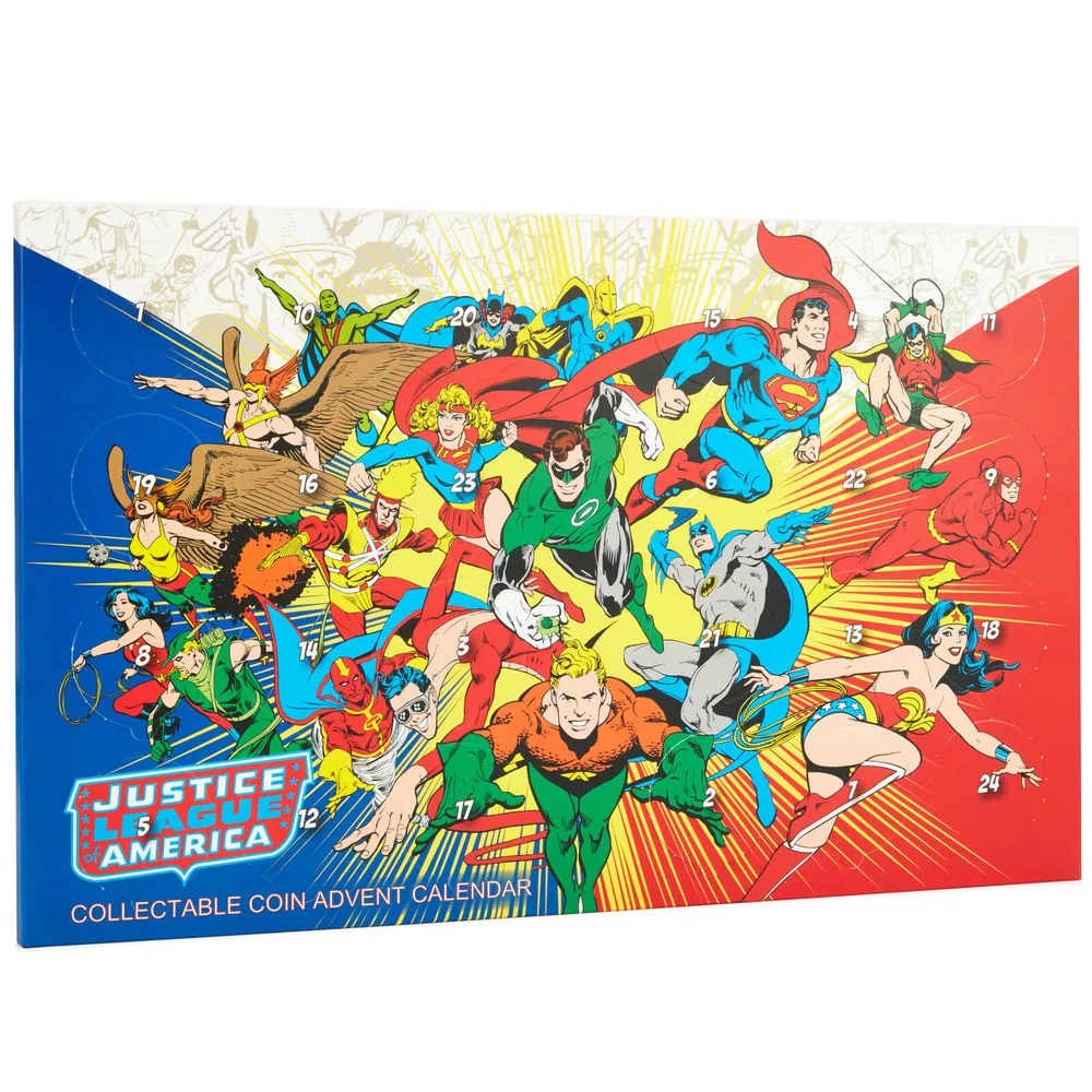 DC Comics Limited Edition verzamelmunten adventskalender - Zavvi Exclusive Afbeelding 1