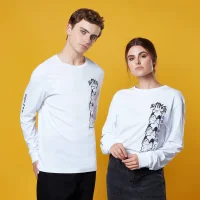 Batman Comic Strip Long Sleeve T-Shirt - White
