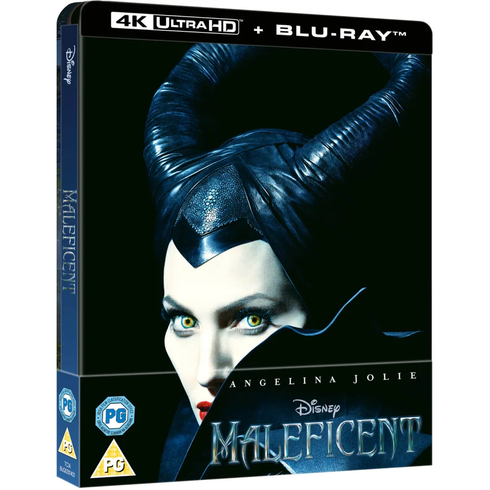 Maleficent – 4K Ultra HD Zavvi Exclusive Steelbook (Includes 2D Blu-ray) Afbeelding 1