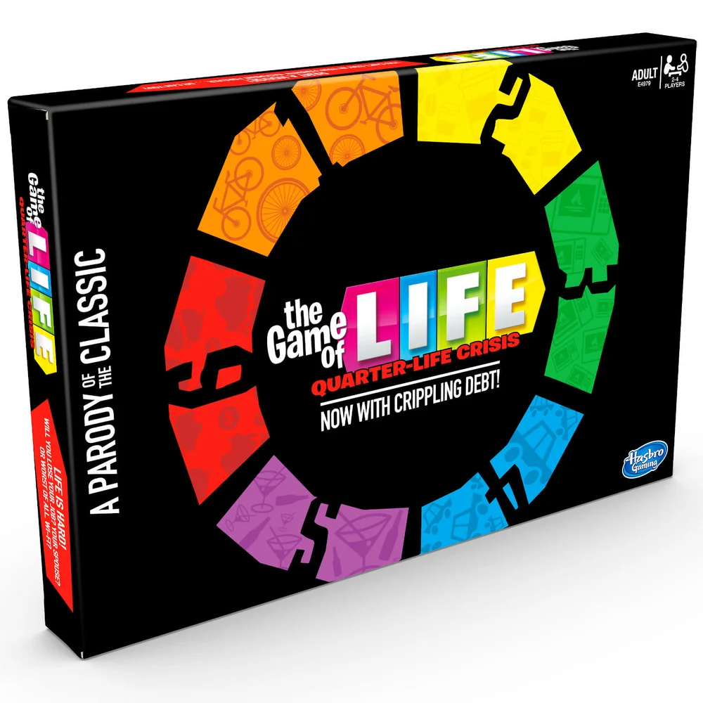 Hasbro The Game of Life Board Game - Quarter Life Crisis Afbeelding 1