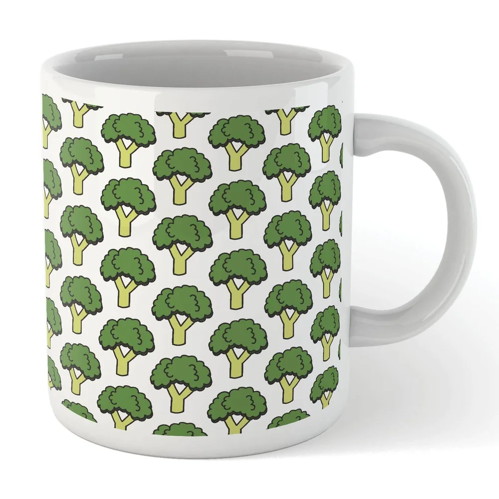 Cooking Broccoli Pattern Mug Afbeelding 1