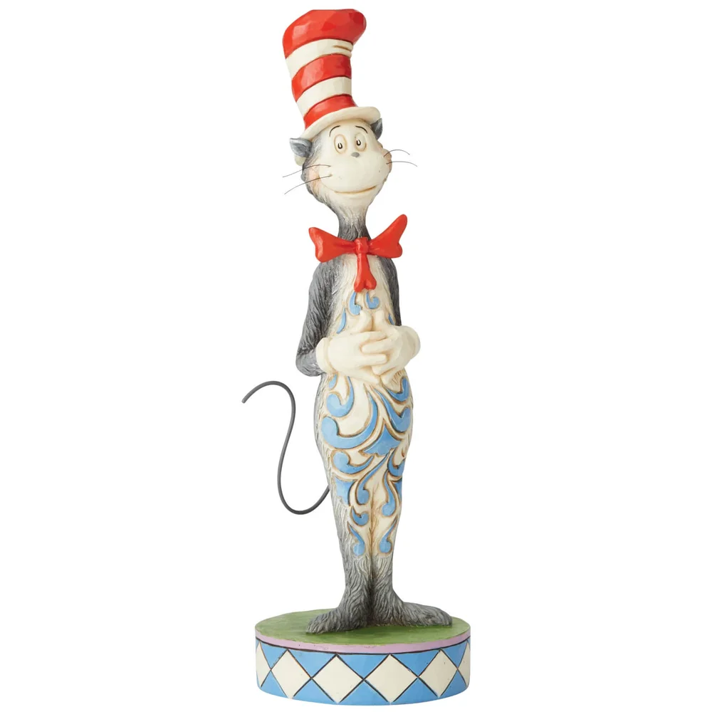 Dr Seuss by Jim Shore The Cat in the Hat Figurine Afbeelding 1