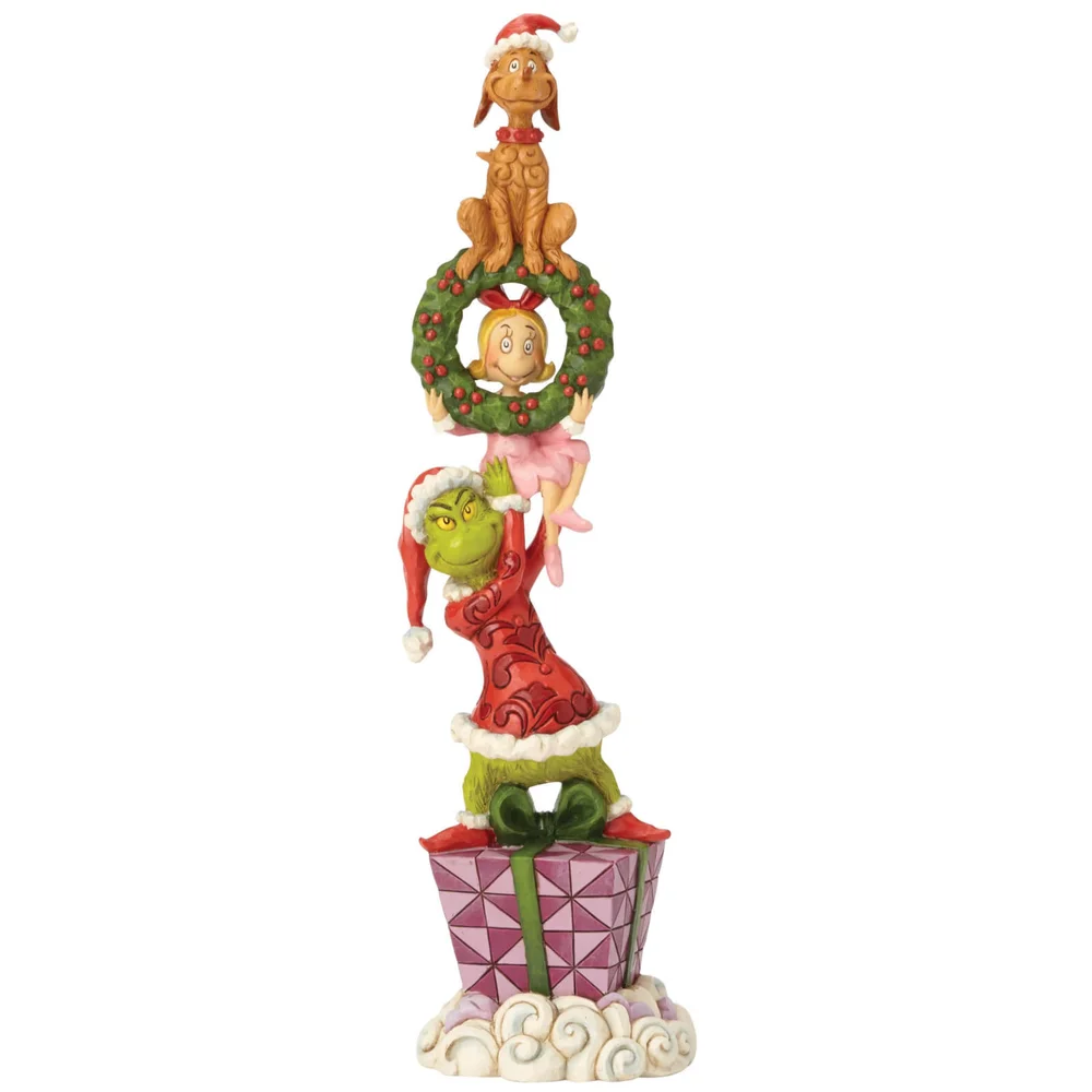 The Grinch By Jim Shore Stacked Grinch Characters Figurine Afbeelding 1