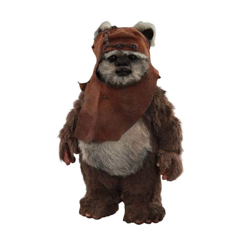 Hot Toys Star Wars Episode VI Movie Masterpiece Action Figure 1/6 Wicket 15cm Afbeelding 1