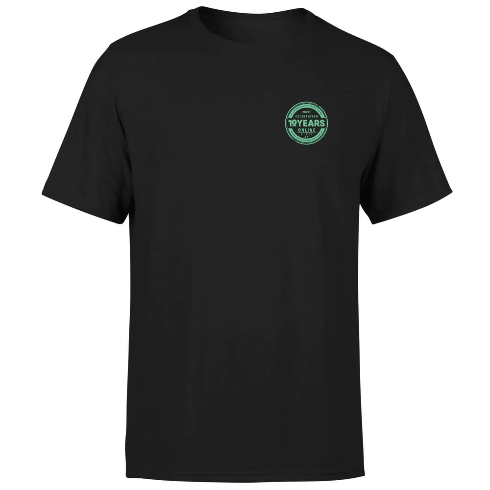 Zavvi 10 Year Stamp Black T-Shirt - 5XL Afbeelding 1