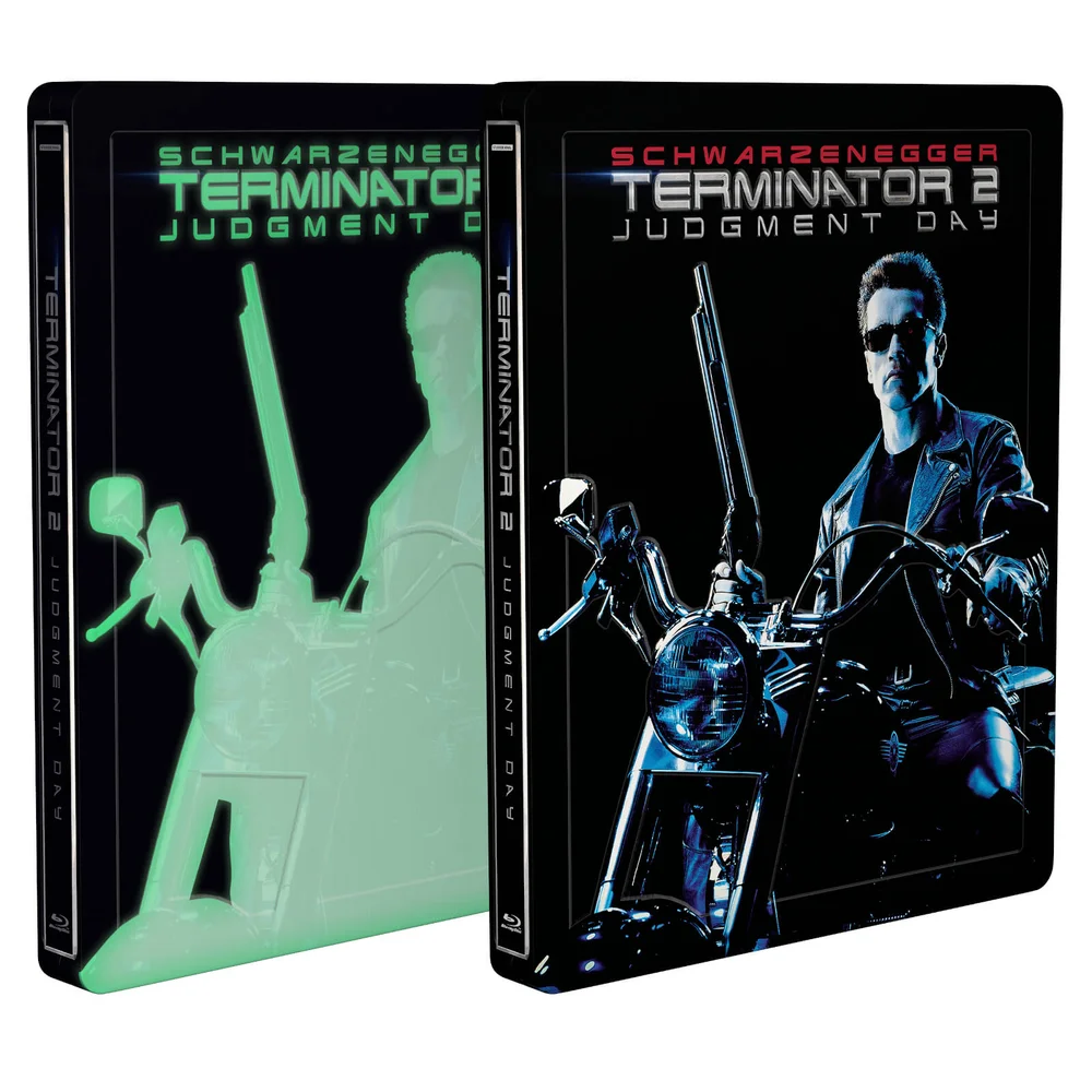 Terminator 2: Judgment Day 4K Ultra HD Zavvi exclusief Steelbook (inclusief 2D blu-ray) *glow in the dark* Afbeelding 1