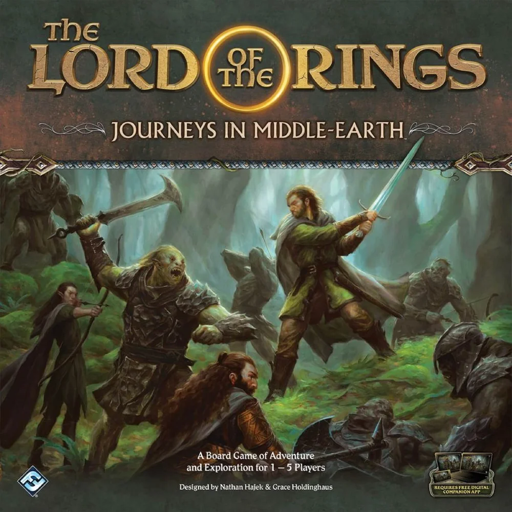 The Lord of the Rings: Journeys in Middle Earth Board Game Afbeelding 1