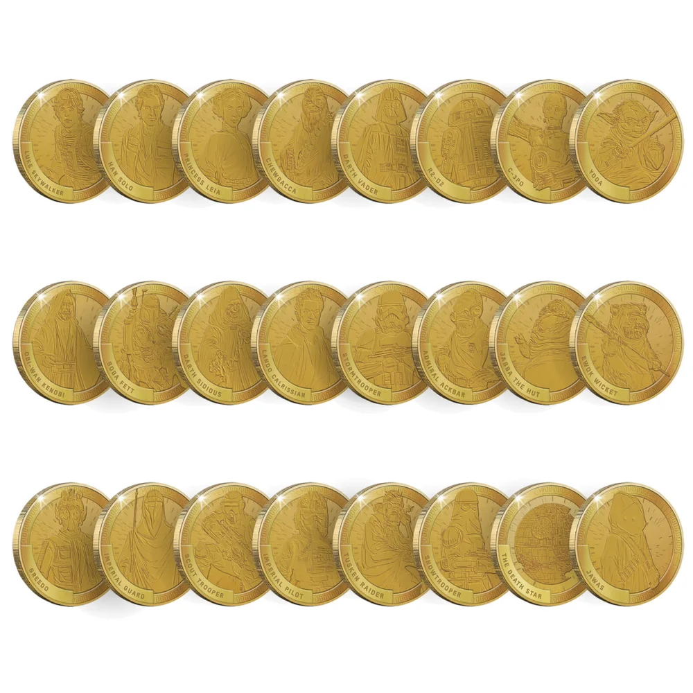 Star Wars Commemorative Collector's Coin (Set of 24) - Zavvi Exclusive Afbeelding 1
