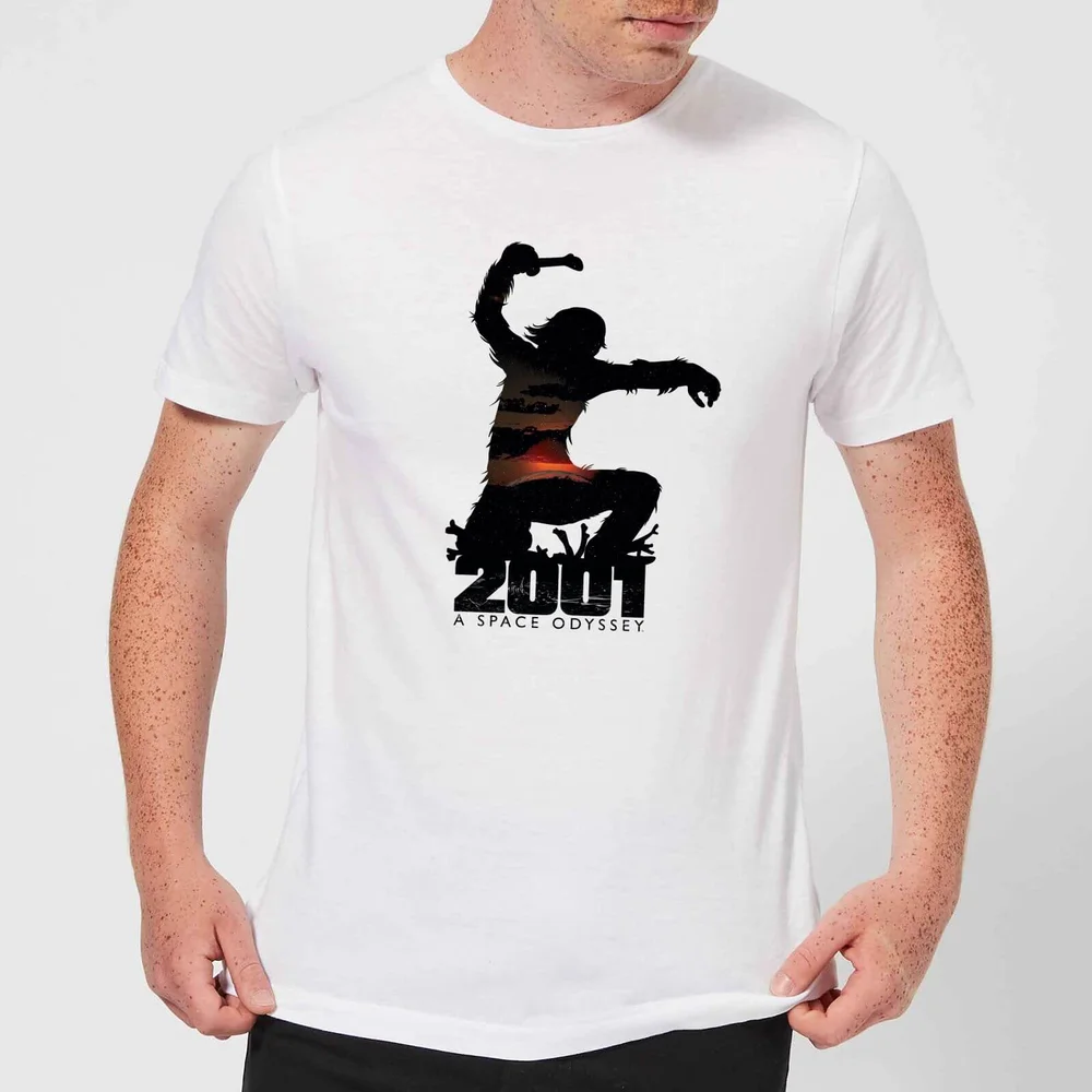 2001: A Space Odyssey Ape Logo Men's T-Shirt - White - S Afbeelding 1