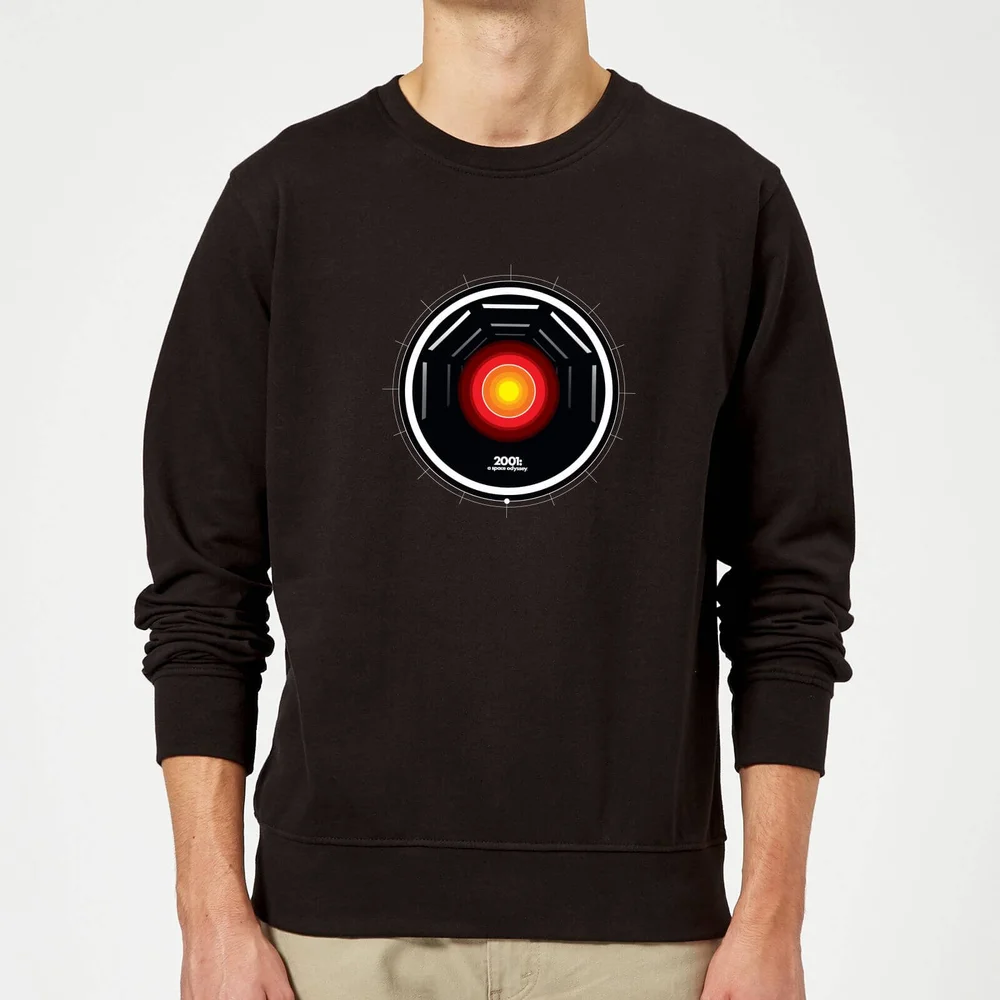 2001: A Space Odyssey Hal 9000 Stylised Eye Sweatshirt - Black - S Afbeelding 1
