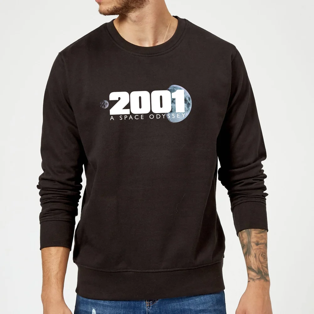 2001: A Space Odyssey Space Logo Sweatshirt - Black - S Afbeelding 1
