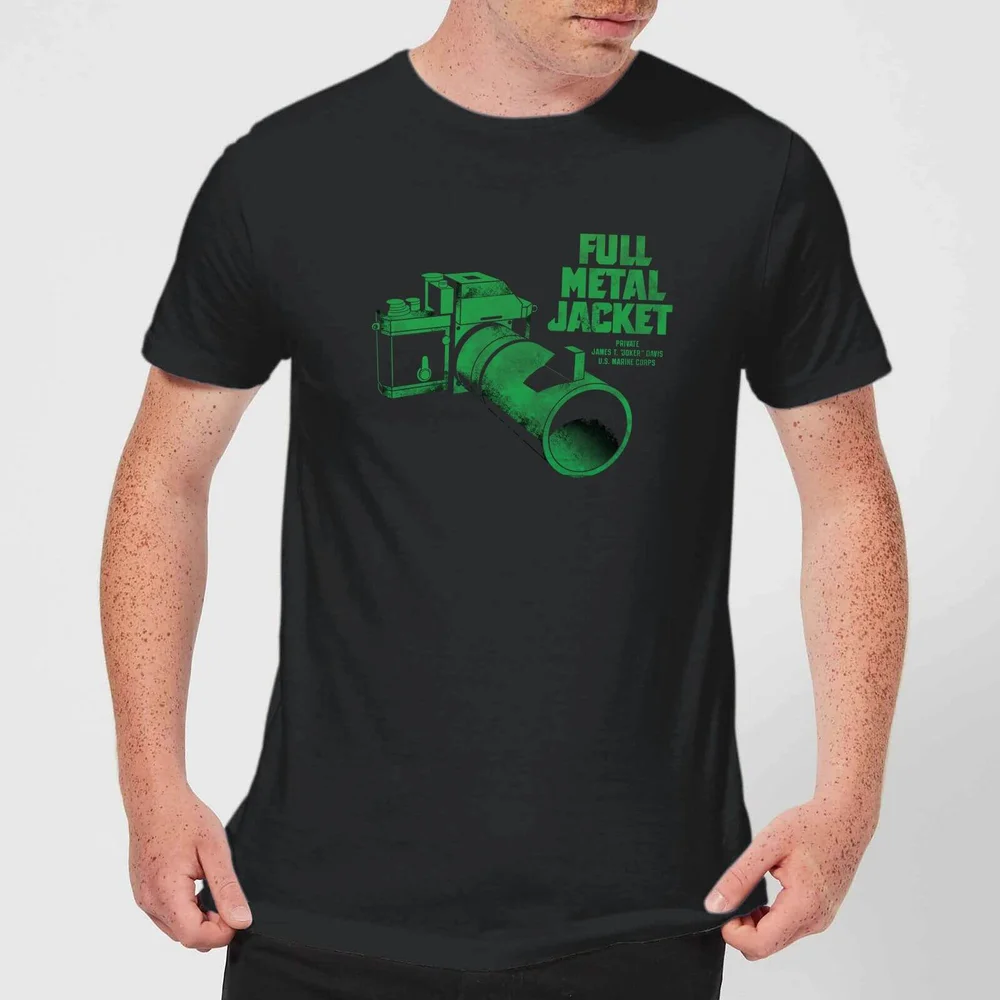 Full Metal Jacket Camera Men's T-Shirt - Black - S Afbeelding 1