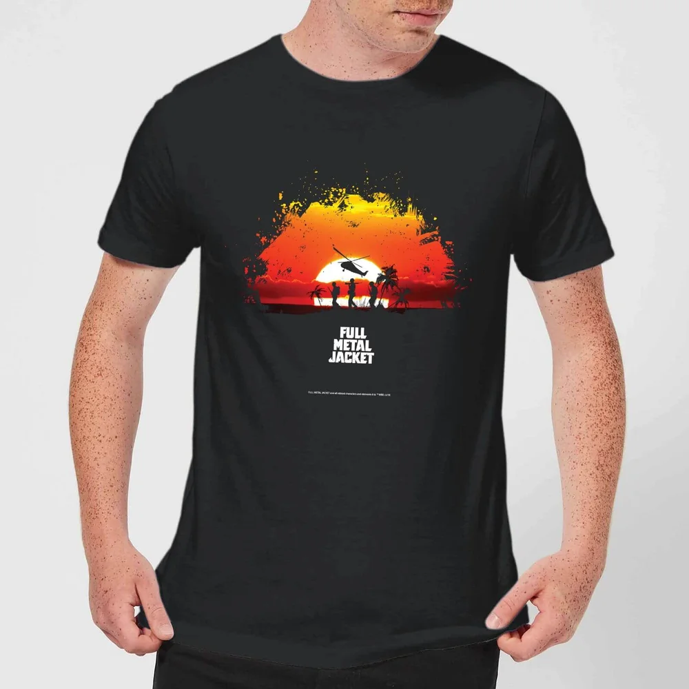 Full Metal Jacket Sunset Men's T-Shirt - Black - S Afbeelding 1