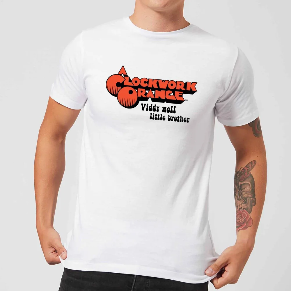 A Clockwork Orange Viddy Well Little Brother Men's T-Shirt - White - S Afbeelding 1