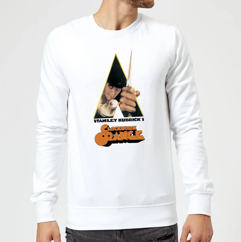 A Clockwork Orange A Clockwork Orange Poster (trim White) Sweatshirt - White - S Afbeelding 1