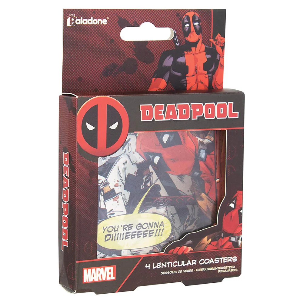 Deadpool Lenticular Coasters Afbeelding 1