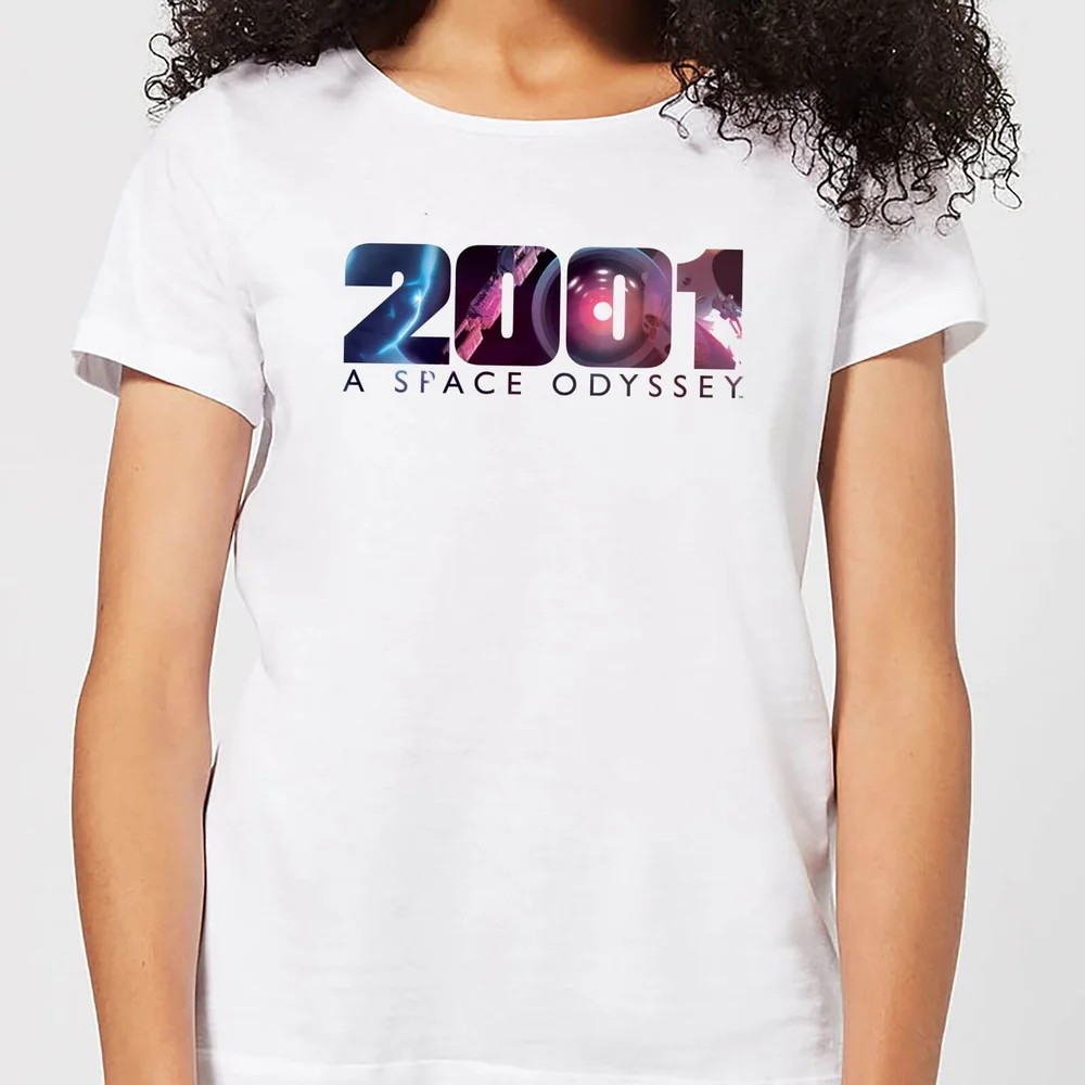 2001: A Space Odyssey 2001 HAL Logo Women's T-Shirt - White - S - Wit Afbeelding 1
