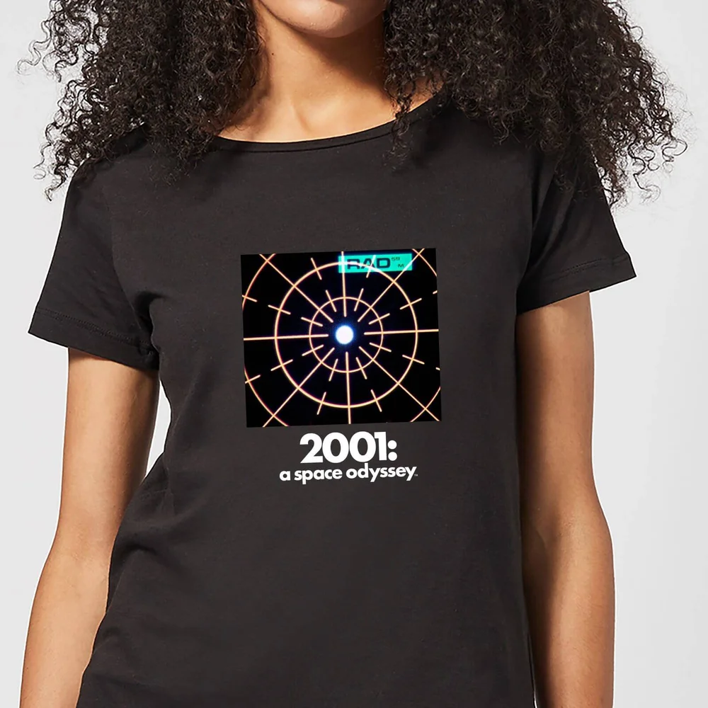 2001: A Space Odyssey Scanner Women's T-Shirt - Black - S - Zwart Afbeelding 1