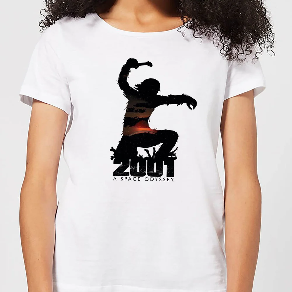 2001: A Space Odyssey Ape Logo Women's T-Shirt - White - S - Wit Afbeelding 1