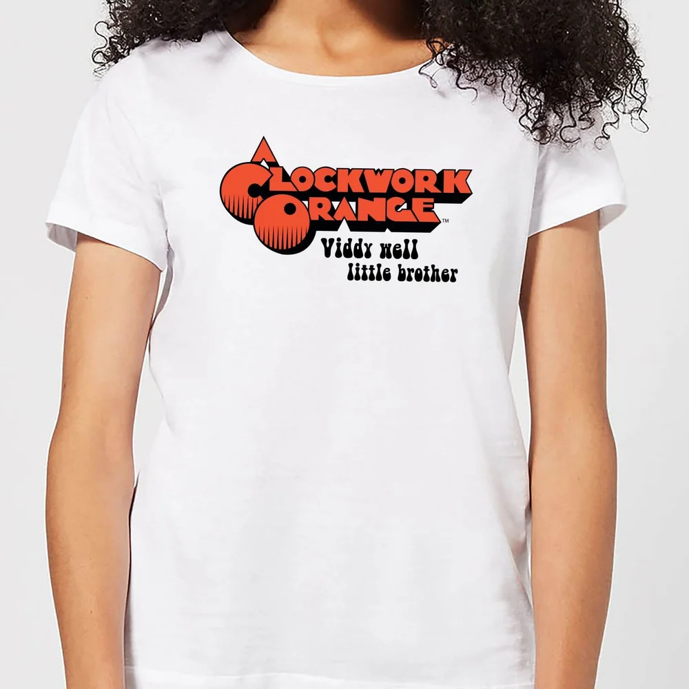A Clockwork Orange Viddy Well Little Brother Women's T-Shirt - White - S - Wit Afbeelding 1